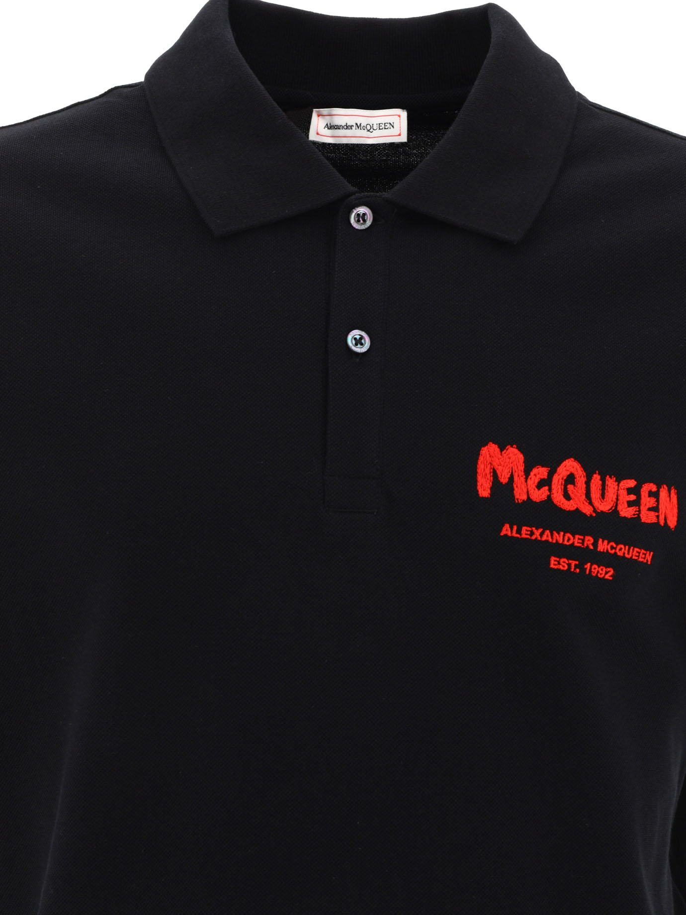 ALEXANDER MCQUEEN McQueen Graffiti polo shirt